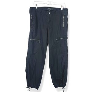 Billy Blues Vintage Y2K Womens Cargo Pants Size 10 Black Streetwear Gorpcore USA